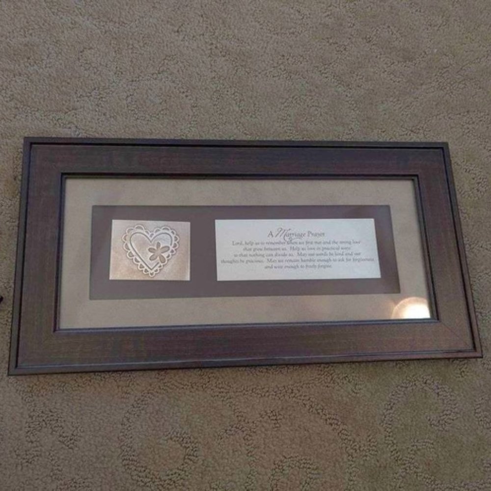 marriage prayer wall hanging